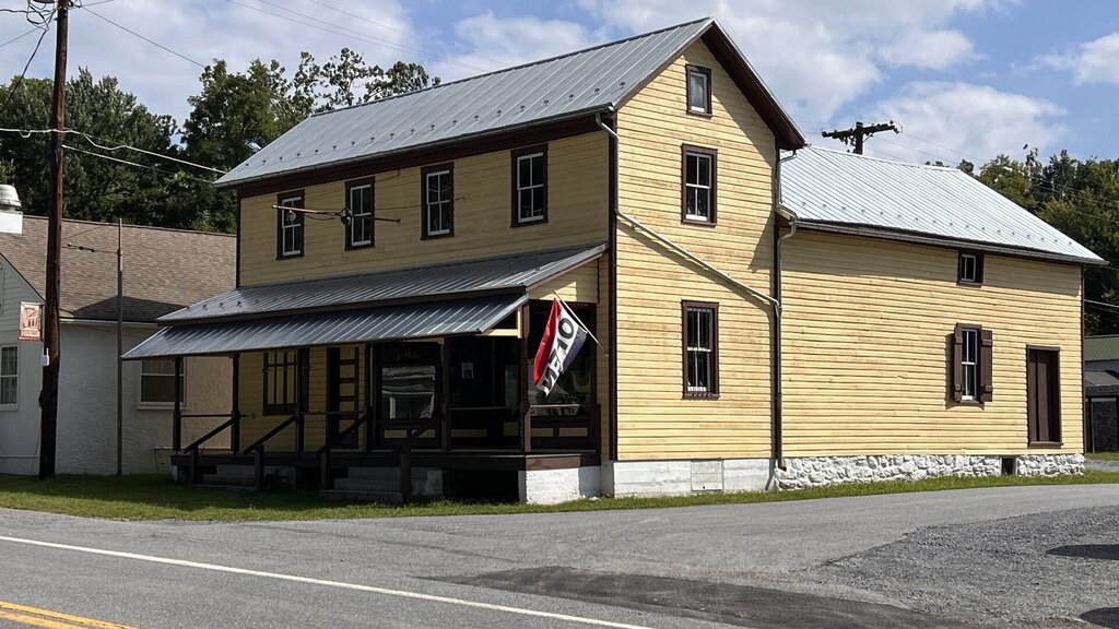 Front view of the Fraley Store, opened in 1906 by F. W. Fraley